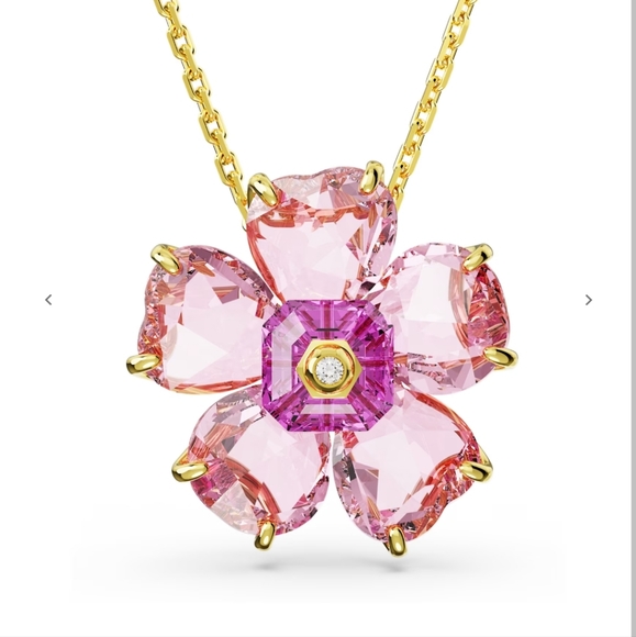 ๐น NWOT Florere necklaceFlower, Pink, Gold-tone plated - Picture 6 of 11